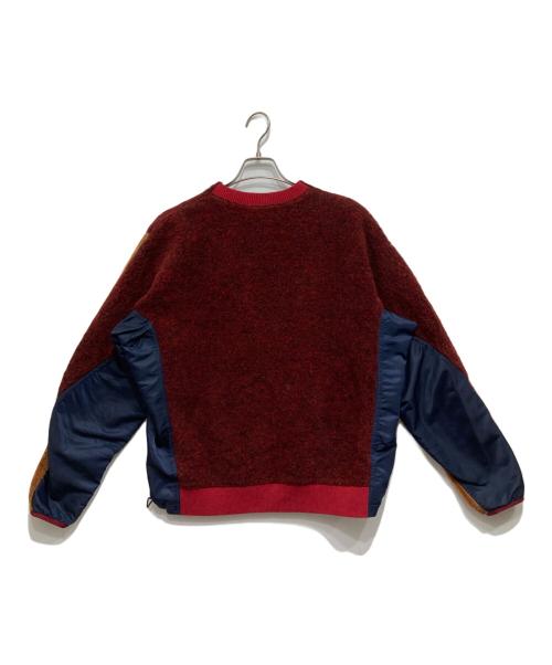 TOGA VIRILIS（トーガ ビリリース）TOGA VIRILIS (トーガ ビリリース) AKE BOA JERSEY BLOUSON /切替フリースジャケット マルチカラー サイズ:46の古着・服飾アイテム