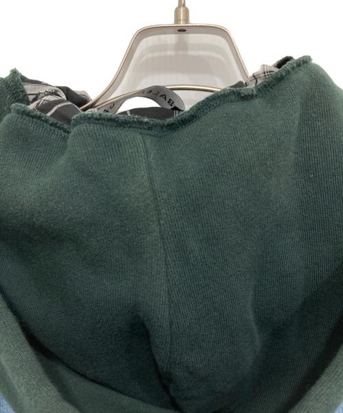 BALENCIAGA（バレンシアガ）BALENCIAGA (バレンシアガ) Twinset Shirt With Hood/ツインセットフーディー ブラック サイズ:39の古着・服飾アイテム