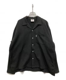 TIGHTBOOTH PRODUCTION（タイトブースプロダクション）の古着「オープンカラーシャツ」｜ブラック