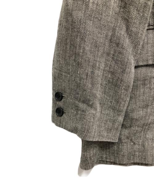 Spick and Span（スピック＆スパン）Spick and Span (スピック＆スパン) リネンエアリージャケット グレー サイズ:40の古着・服飾アイテム