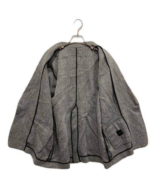 Spick and Span（スピック＆スパン）Spick and Span (スピック＆スパン) リネンエアリージャケット グレー サイズ:40の古着・服飾アイテム