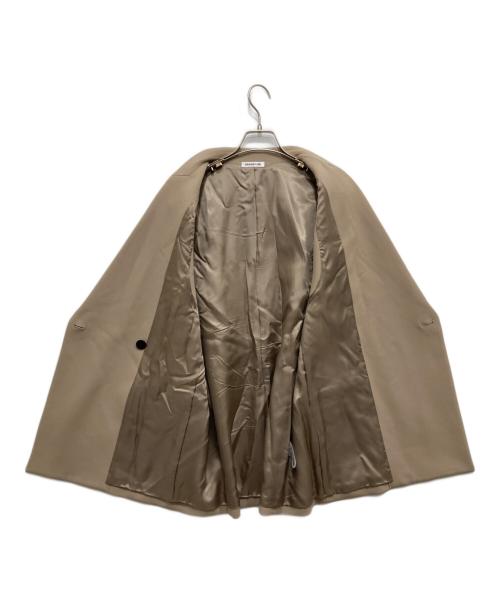 EVERYDAY I LIKE.（エヴリデイ アイ ライク）EVERYDAY I LIKE. (エヴリデイ アイ ライク) Wクロス ロングベスト ベージュ サイズ:Fの古着・服飾アイテム