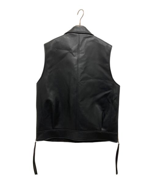 MAISON SPECIAL（メゾンスペシャル）MAISON SPECIAL (メゾンスペシャル) Vegan Leather Riders Gilet ブラック サイズ:Fの古着・服飾アイテム