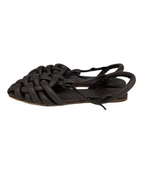 HEREU（ヘリュー）HEREU (ヘリュー) CABERSA SANDALS ブラウン サイズ:39の古着・服飾アイテム