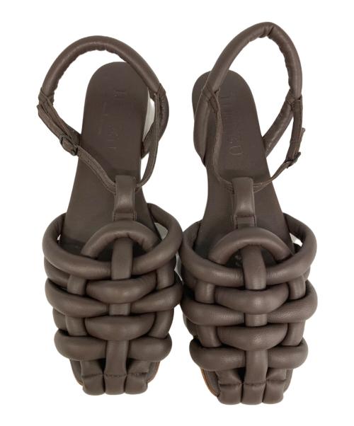 HEREU（ヘリュー）HEREU (ヘリュー) CABERSA SANDALS ブラウン サイズ:39の古着・服飾アイテム