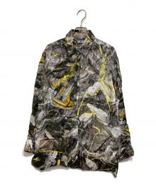 DIESEL（ディーゼル）の古着「総柄シャツ」｜グレー