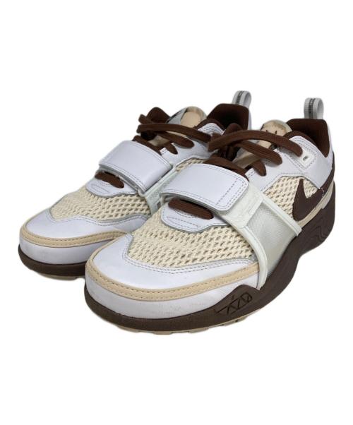 NIKE（ナイキ）NIKE (ナイキ) cactus jack (カクタス・ジャック) zoom field jaxx ホワイト×ブラウン サイズ:28の古着・服飾アイテム