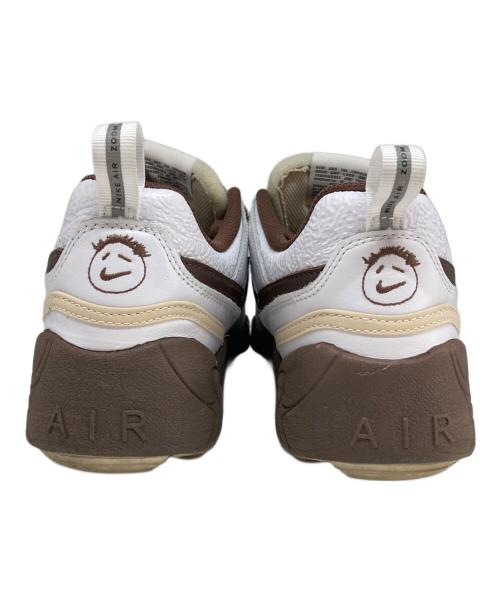 NIKE（ナイキ）NIKE (ナイキ) cactus jack (カクタス・ジャック) zoom field jaxx ホワイト×ブラウン サイズ:28の古着・服飾アイテム
