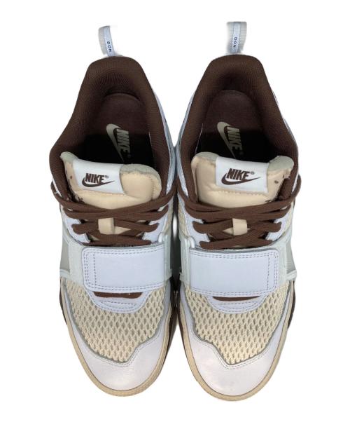 NIKE（ナイキ）NIKE (ナイキ) cactus jack (カクタス・ジャック) zoom field jaxx ホワイト×ブラウン サイズ:28の古着・服飾アイテム