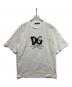 DOLCE & GABBANA（ドルチェ＆ガッバーナ）の古着「スプレーロゴオーバーサイズプリントTシャツ」｜ホワイト