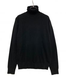 Hilton（ヒルトン）の古着「カシミヤ混タートルネックニット」｜ブラック