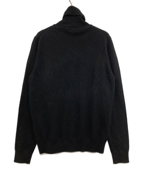 Hilton（ヒルトン）Hilton (ヒルトン) カシミヤ混タートルネックニット ブラック サイズ:L 未使用品の古着・服飾アイテム