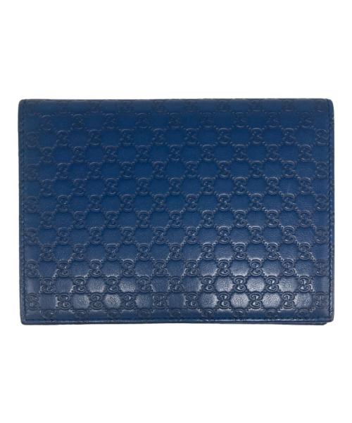 GUCCI（グッチ）GUCCI (グッチ) 手帳カバー ブルーの古着・服飾アイテム