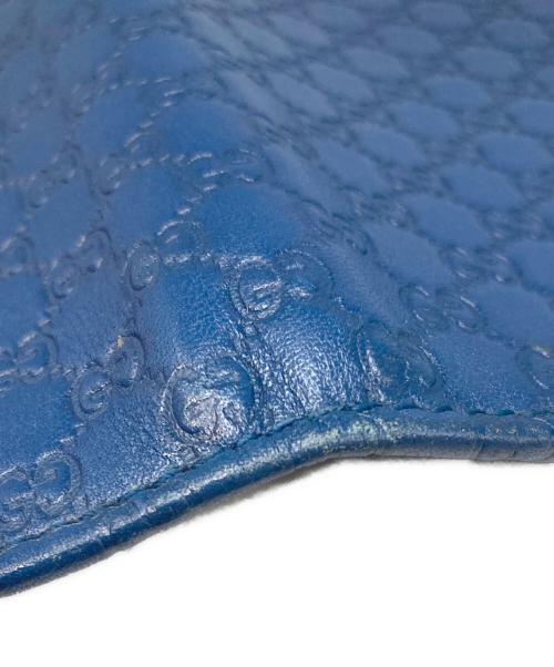 GUCCI（グッチ）GUCCI (グッチ) 手帳カバー ブルーの古着・服飾アイテム