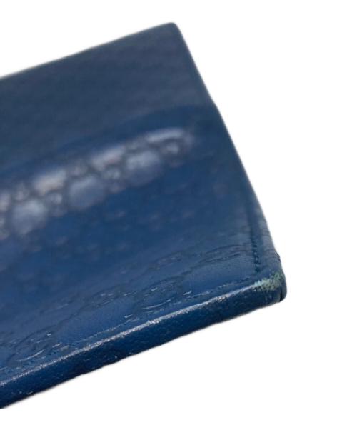 GUCCI（グッチ）GUCCI (グッチ) 手帳カバー ブルーの古着・服飾アイテム