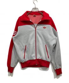 adidas（アディダス）の古着「70’sバイカラートラックジャケット」｜レッド×グレー