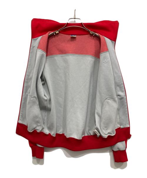adidas（アディダス）adidas (アディダス) 70’sバイカラートラックジャケット レッド×グレー サイズ:3の古着・服飾アイテム