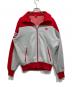 adidas（アディダス）の古着「70’sバイカラートラックジャケット」｜レッド×グレー