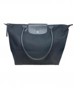 LONGCHAMPロンシャン）の古着「プリアージュ トートバッグ」｜ブラック