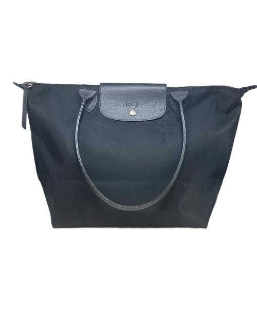 LONGCHAMP（ロンシャン）LONGCHAMP (ロンシャン) プリアージュ トートバッグ ブラックの古着・服飾アイテム