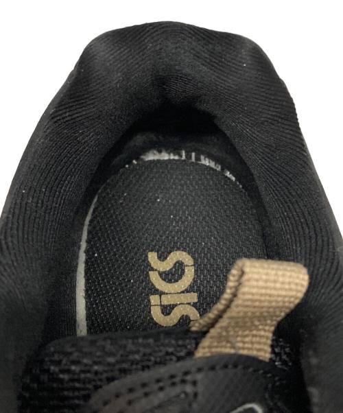 asics（アシックス）asics (アシックス) ローカットスニーカー ブラック サイズ:23.5の古着・服飾アイテム