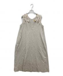 THOMAS MAGPIE（トーマス マグパイ）の古着「herringbone strip dress」｜アイボリー