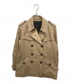 COACHコーチ）の古着「ショートトレンチコート」｜ベージュ