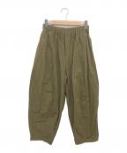 Curensologyカレンソロジー）の古着「コットンリネンドロストパンツ」｜カーキ