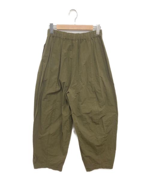 Curensology（カレンソロジー）Curensology (カレンソロジー) コットンリネンドロストパンツ カーキ サイズ:FREEの古着・服飾アイテム