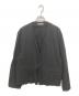 nestrobe confect（ネストローブ コンフェクト）の古着「ハイカウントリネンツイルノーカラージャケット」｜ブラック