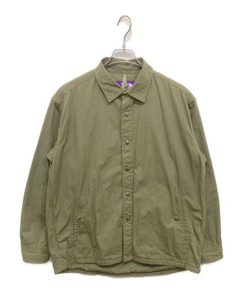 THE NORTHFACE PURPLELABEL（ザ・ノースフェイス パープルレーベル）THE NORTHFACE PURPLELABEL (ザ・ノースフェイス パープルレーベル) RipStop Shirt Jacket カーキ サイズ:Mの古着・服飾アイテム