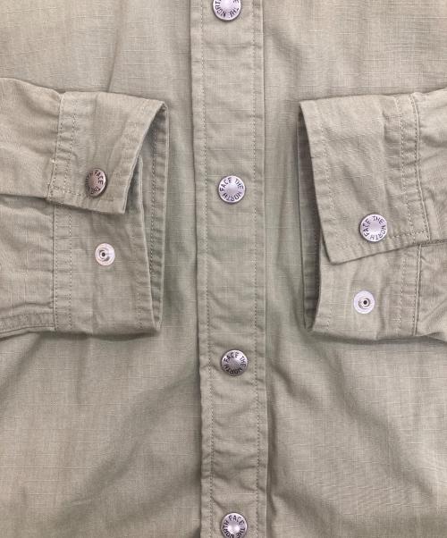 THE NORTHFACE PURPLELABEL（ザ・ノースフェイス パープルレーベル）THE NORTHFACE PURPLELABEL (ザ・ノースフェイス パープルレーベル) RipStop Shirt Jacket カーキ サイズ:Mの古着・服飾アイテム