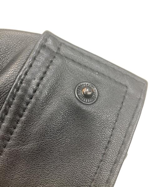 1PIU1UGUALE3 RELAX（ウノピゥウノウグァーレトレ リラックス）1piu1uguale3 relax (ウノピゥウノウグァーレトレ リラックス) ラムレザージャケット ブラック サイズ:Lの古着・服飾アイテム