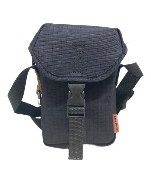 Acne studios（アクネ ストゥディオス）ACNE STUDIOS (アクネ ストゥディオス) リップストップ携帯ポーチ ブラックの古着・服飾アイテム