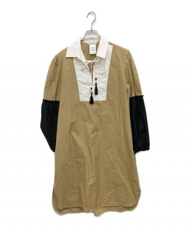 中古・古着通販】MaxMara (マックスマーラ) バイカラーシャツ