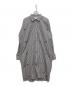 MaxMara（マックスマーラ）の古着「ストライプシャツワンピース」｜グレー