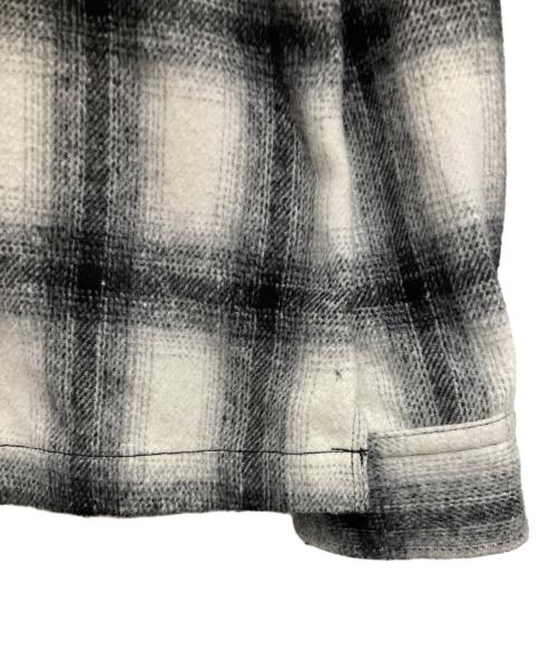 Schott（ショット）Schott (ショット) オンブレチェックネルシャツ ブラック×ホワイト サイズ:2XLの古着・服飾アイテム