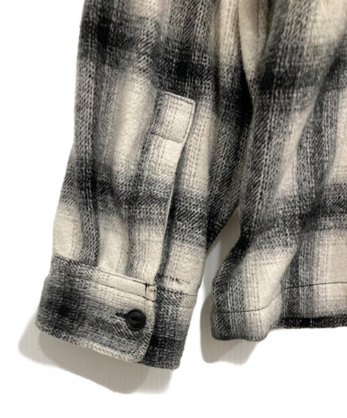 Schott（ショット）Schott (ショット) オンブレチェックネルシャツ ブラック×ホワイト サイズ:2XLの古着・服飾アイテム