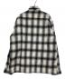 Schott (ショット) オンブレチェックネルシャツ ブラック×ホワイト サイズ:2XL：7000円