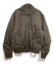 ZARA（ザラ）の古着「ウォッシュド ワックスフィニッシュジャケット」｜カーキ