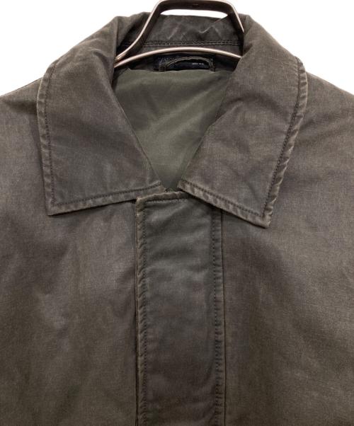 ZARA（ザラ）ZARA (ザラ) ウォッシュド ワックスフィニッシュジャケット カーキ サイズ:38の古着・服飾アイテム