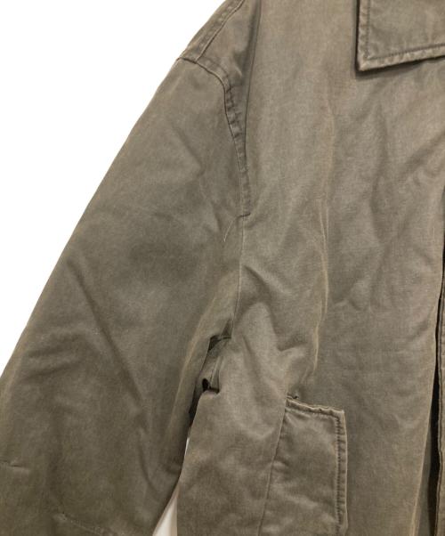 ZARA（ザラ）ZARA (ザラ) ウォッシュド ワックスフィニッシュジャケット カーキ サイズ:38の古着・服飾アイテム