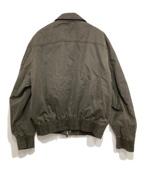 ZARA（ザラ）ZARA (ザラ) ウォッシュド ワックスフィニッシュジャケット カーキ サイズ:38の古着・服飾アイテム
