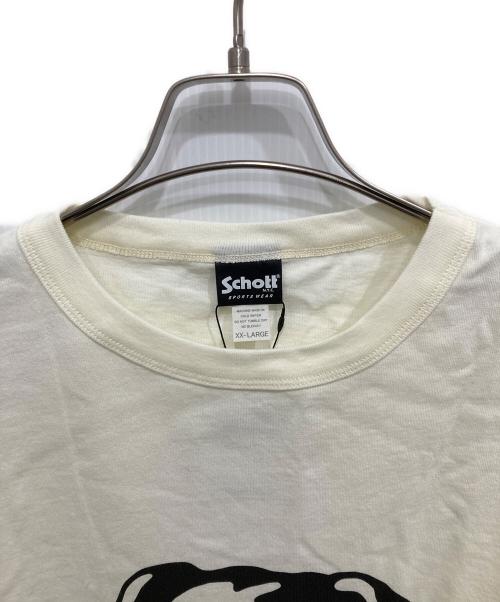 Schott（ショット）Schott (ショット) STENCIL BULL Tシャツ ベージュ サイズ:2XL 未使用品の古着・服飾アイテム