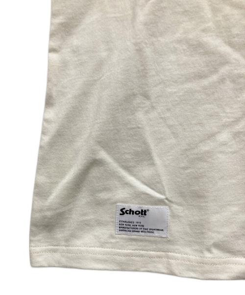 Schott（ショット）Schott (ショット) STENCIL BULL Tシャツ ベージュ サイズ:2XL 未使用品の古着・服飾アイテム