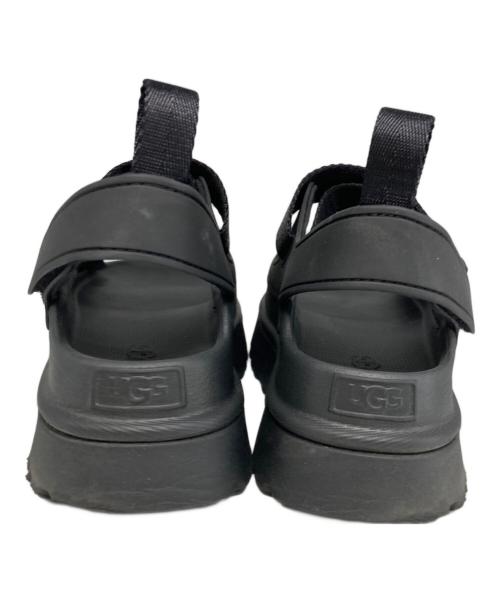 UGG（アグ）UGG (アグ) GoldenGlow/厚底サンダル ブラック サイズ:23cmの古着・服飾アイテム