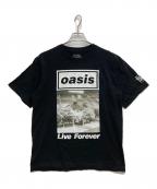OASIS 10 Culture×Adam et Ropeオアシス テン カルチャー×アダム エ ロペ）の古着「OASIS バンドTシャツ」｜ブラック