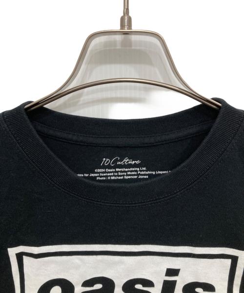 OASIS 10 Culture（オアシス テン カルチャー）OASIS 10 Culture (オアシス テン カルチャー) Adam et Rope (アダム エ ロペ) OASIS バンドTシャツ ブラック サイズ:Lの古着・服飾アイテム