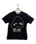 PLAY COMME des GARCONS（プレイコムデギャルソン）の古着「ロゴTシャツ」｜ブラック