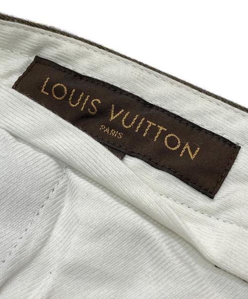 LOUIS VUITTON（ルイ ヴィトン）LOUIS VUITTON (ルイ ヴィトン) ハーフカーゴパンツ カーキ サイズ:106cm (W42)の古着・服飾アイテム